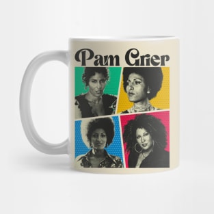 Pam Grier Comics Black Mug